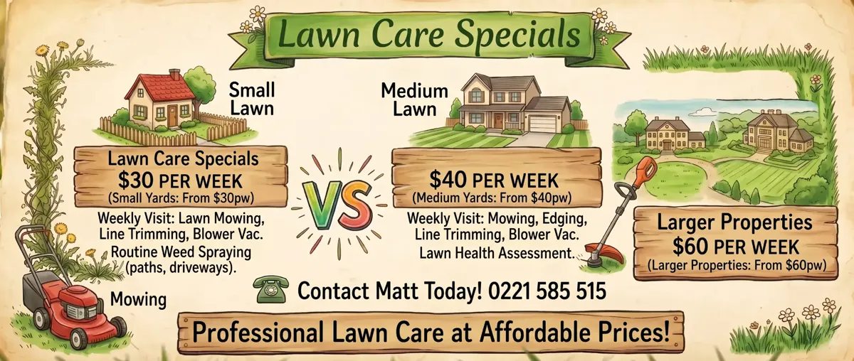 Lawn Care Specials Pricing